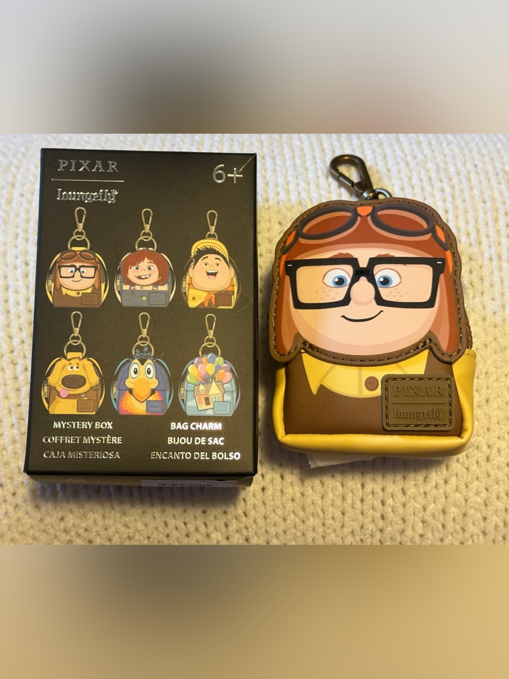 Sold Out NWT Pixar Up Loungefly Carl Bag Charm